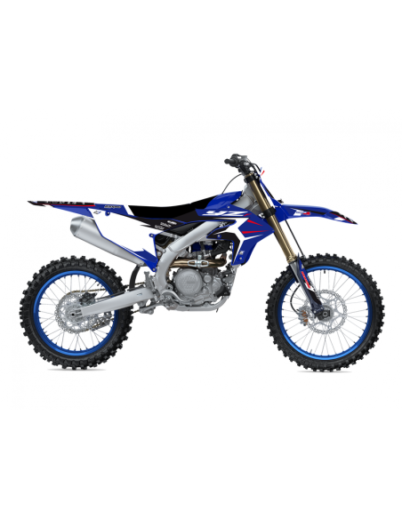Kit déco complet + housse de selle BLACKBIRD Dream 4 YAMAHA YZ F 450 2023-2024 / 250 YZ F 2024-2026