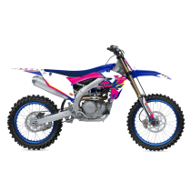 Kit déco complet + housse de selle BLACKBIRD Retro YAMAHA YZ F 450 2023-2024 / 250 YZ F 2024-2026