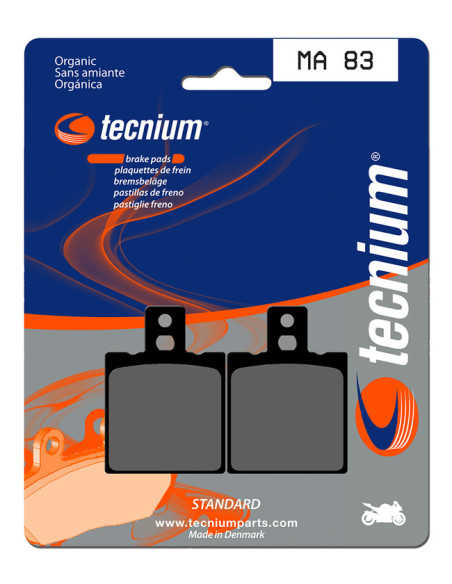 Plaquettes de frein avant TECNIUM MA 83