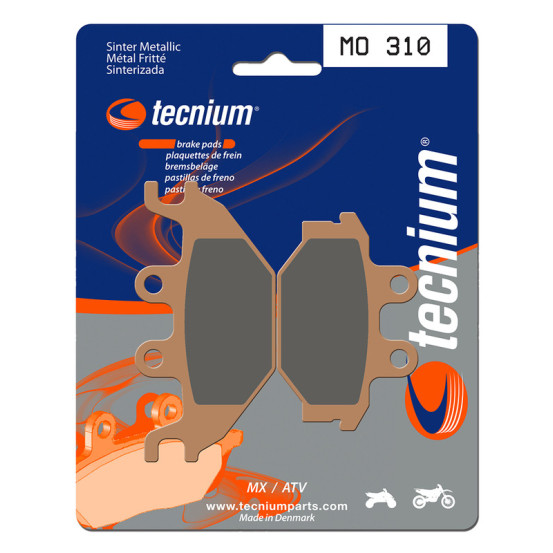 Plaquettes de frein avant/arrière TECNIUM MO 310