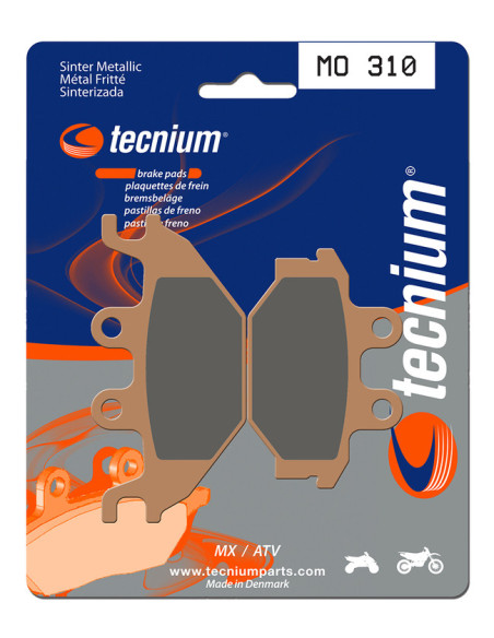 Plaquettes de frein avant/arrière TECNIUM MO 310