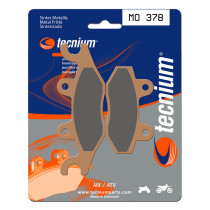 Plaquettes de frein avant/arrière TECNIUM MO 378