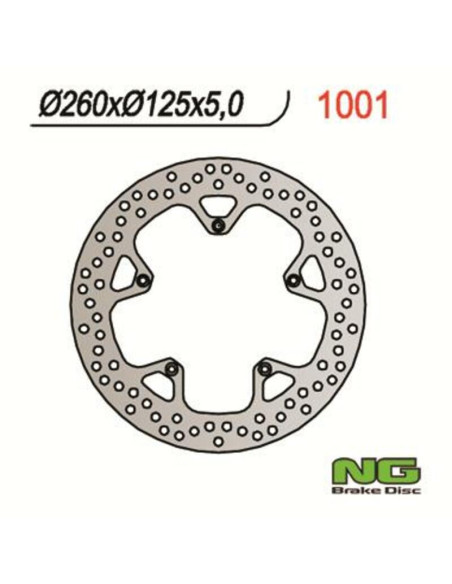 Disque de frein NG 260x125x5,0