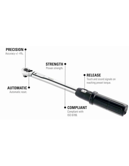 Clé dynamométrique EXPERT 3/8 10-50Nm