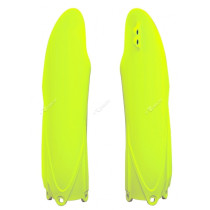 Protections de Fourche - Jaune Fluo - RACETECH Yamaha 250 YZF 2010-2018 450 YZF 2008-2017