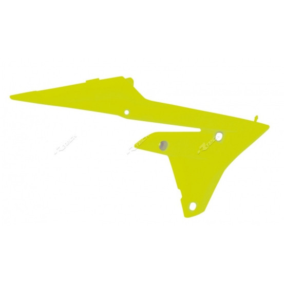 Ouïes de radiateur inférieures - Jaune Fluo - RACETECH Yamaha 250 YZF 2014-2018 450 YZF 2014-2017 250/450 WRF 2015-2018