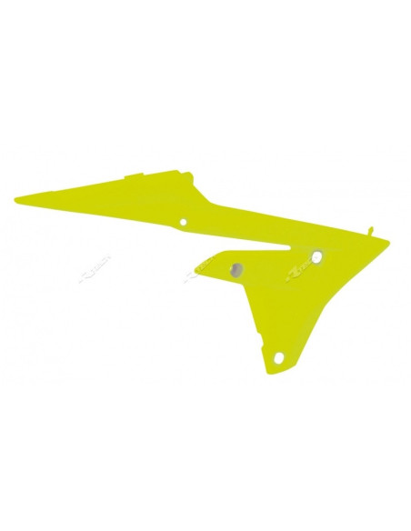 Ouïes de radiateur inférieures - Jaune Fluo - RACETECH Yamaha 250 YZF 2014-2018 450 YZF 2014-2017 250/450 WRF 2015-2018