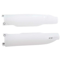 Protections de fourche - Blanc - RACETECH pour KAWASAKI KX, KXF et KLX R