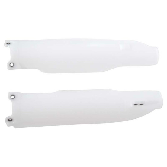 Protections de fourche - Blanc - RACETECH pour KAWASAKI KX, KXF et KLX R