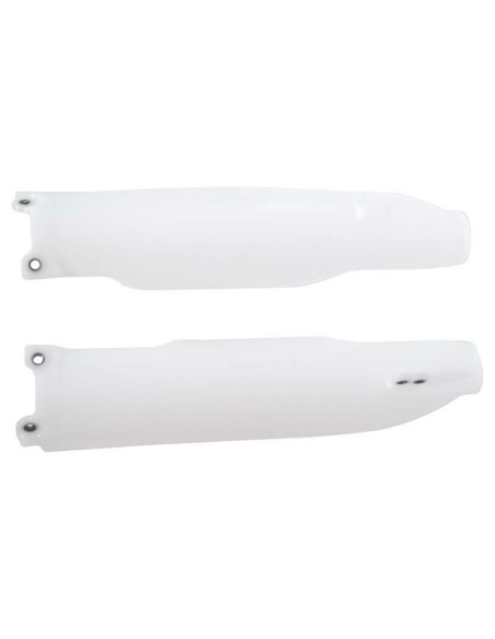 Protections de fourche - Blanc - RACETECH pour KAWASAKI KX, KXF et KLX R