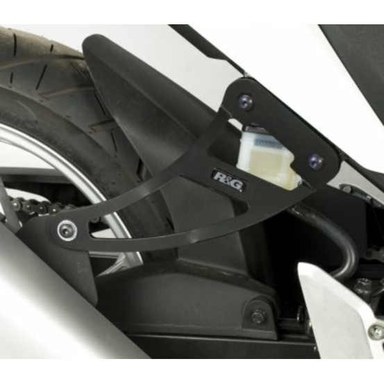 Patte de fixation de silencieux R&G Noir pour HONDA 500 CB X, F 2013