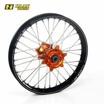 Roue arrière complète HAAN WHEELS A60 (19x2.15) HUSABERG - KTM Noir/Orange