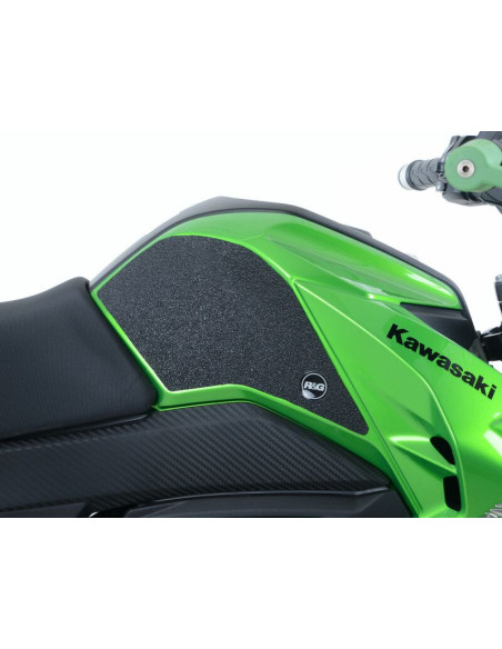 Kit grip de réservoir R&G RACING 2 pièces noir KAWASAKI Z 125 2016 - 2024