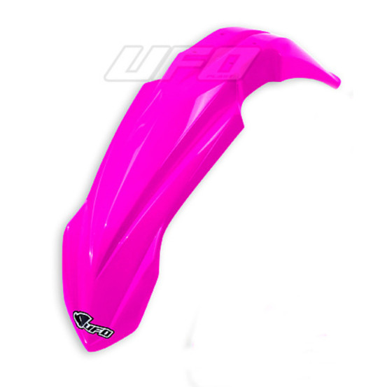 Garde boue avant - Rose Fluo - UFO Yamaha 125 250 YZ 2015-2018 / 250 YZF 2010-2018 / 250 WRF 2015-2017 / 450 WRF 2012-2017 / ..