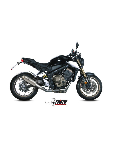 Ligne complète d'échappement MIVV GP PRO titane - Honda CBR 650R - CB 650 R