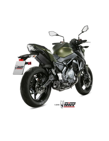 Ligne complète d'échappement MIVV Delta Race - Kawasaki Z650 2017-