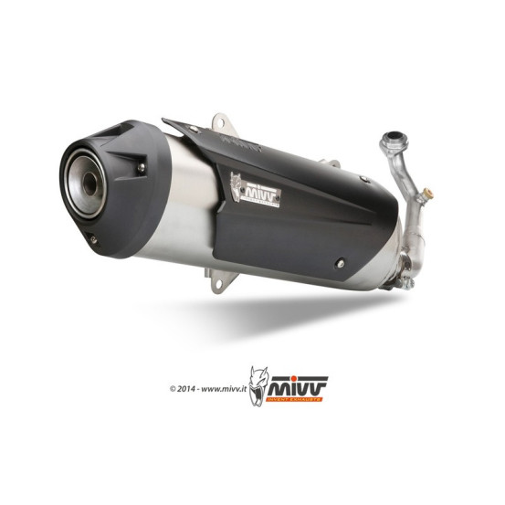 Ligne complète MIVV Urban inox Suzuki Burgman 400 2006-2016