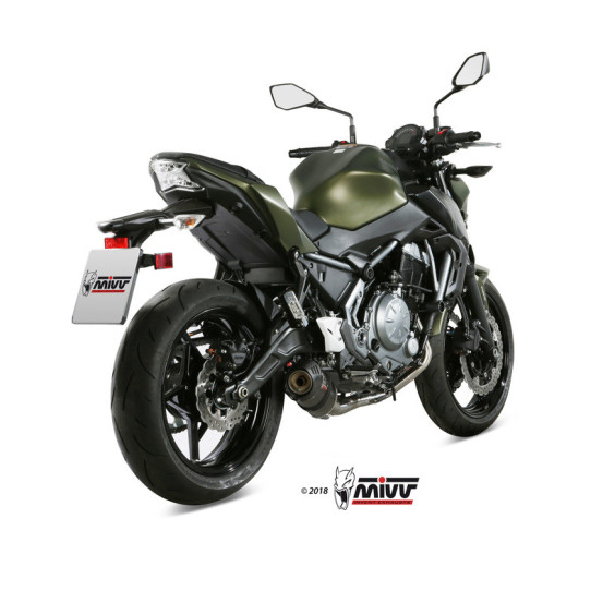 Ligne complète d'échappement MIVV Oval - Kawasaki Z650 - 650 Ninja