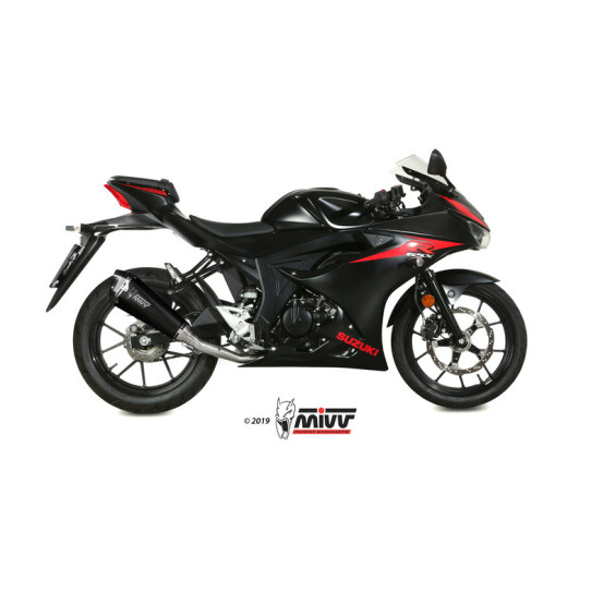 Ligne complète d'échappement MIVV Delta Race - Suzuki GSX-S 125 - 125 GSX-R