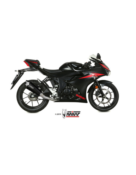 Ligne complète d'échappement MIVV Delta Race - Suzuki GSX-S 125 - 125 GSX-R