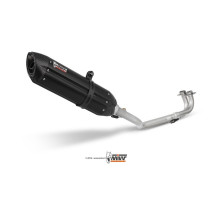 Ligne complète Suono acier noir/carbone cap Yamaha T-MAX 500 2001-2007