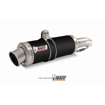 Silencieux double MIVV GP inox noir Aprilia RSV 1000 2004-2008, Tuono 1000 2004-2010