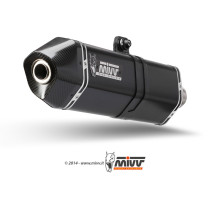 Silencieux MIVV Speed Edge inox noir BMW R1200 nineT 2014-2016