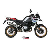 Silencieux d'échappement MIVV Delta Race inox - carbone - BMW F850GS