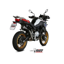 Silencieux d'échappement MIVV Delta Race inox noir - carbone - BMW F850GS