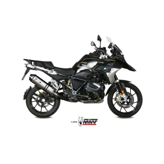 Silencieux d'échappement MIVV Speed Edge inox - carbone - BMW R1250GS