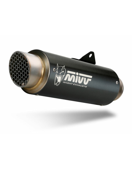Silencieux d'échappement MIVV GP Pro inox noir - inox Ducati - Monster 821