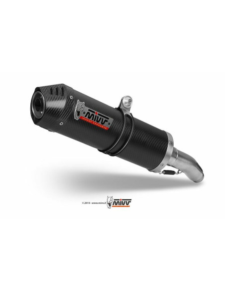 Silencieux double MIVV Oval Carbone Honda XL1000V Varadero 2003-2013