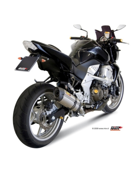 Silencieux MIVV Suono inox noir Kawasaki Z 750 2007-2013