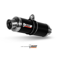 Silencieux MIVV GP inox noir Kawasaki Z750 2007-2013