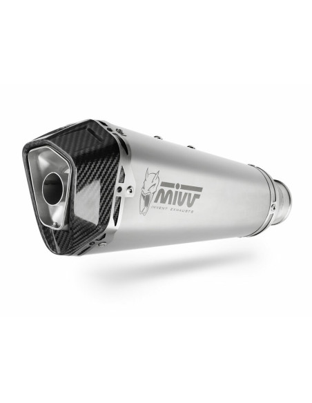 Silencieux d'échappement MIVV Delta Race inox - carbone - Kawasaki Versys 1000