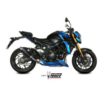 Silencieux d'échappement MIVV GP carbone - inox - Suzuki GSX-S 750