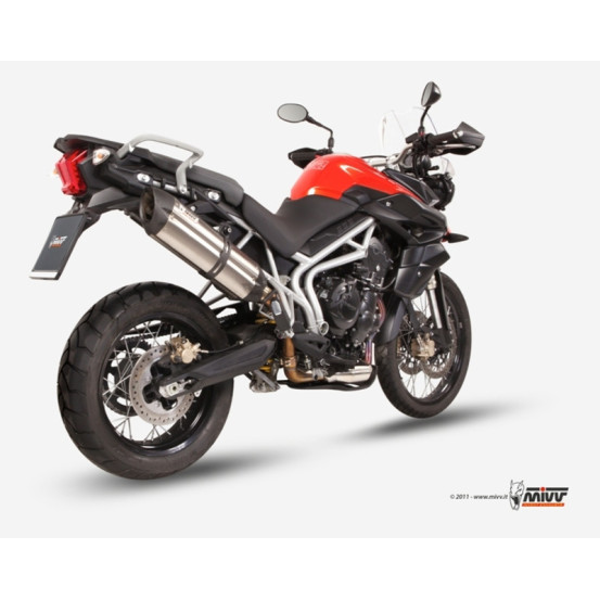 Silencieux MIVV Suono inox Triumph Tiger 800 2011-2016
