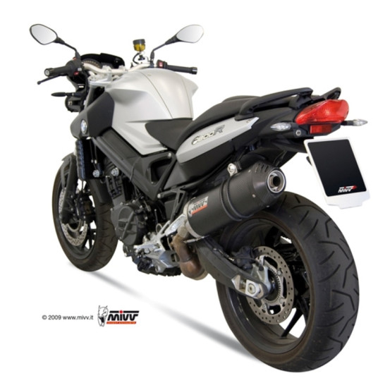 Silencieux MIVV Oval carbone complet BMW F800R 2009-2016