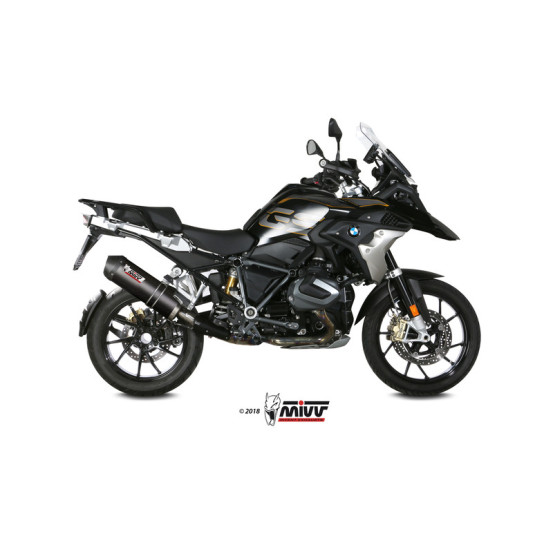Silencieux d'échappement MIVV Oval carbone - BMW R1250GS