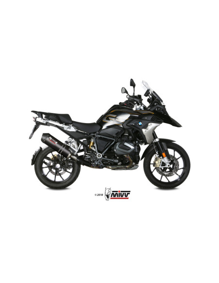 Silencieux d'échappement MIVV Oval carbone - BMW R1250GS