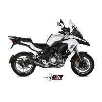 Silencieux d'échappement MIVV Oval carbone - Benelli TRK 502
