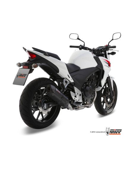 Silencieux MIVV Suono inox noir Honda CB 500 F/X/R 13-15 2013-2016