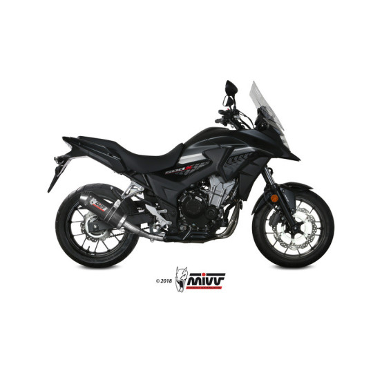 Silencieux d'échappement MIVV Oval carbone - Honda CB500X