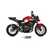 Silencieux d'échappement MIVV GP Pro carbone - inox - Honda 500 CB F