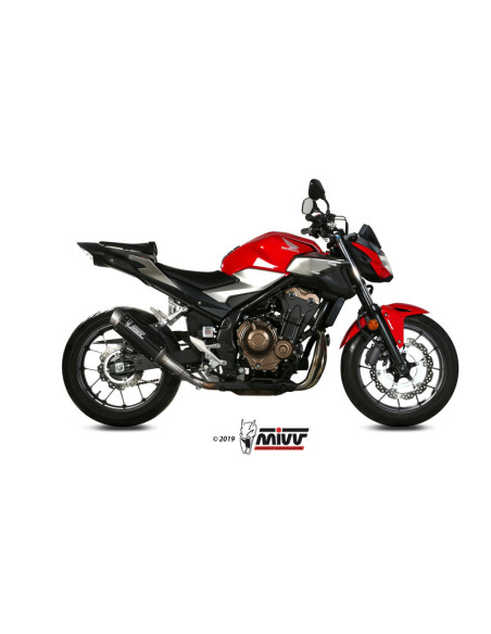Silencieux d'échappement MIVV GP Pro carbone - inox - Honda 500 CB F