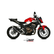 Silencieux d'échappement MIVV GP Pro inox noir - inox - Honda CB500F