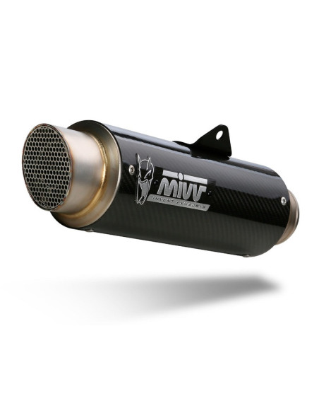 Silencieux d'échappement MIVV GP-Pro carbone - inox - Kawasaki Z900