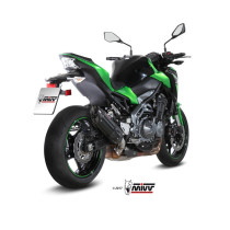 Silencieux d'échappement MIVV Suono inox noir - carbone - Kawasaki Z900