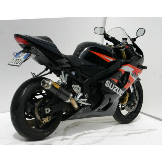 Silencieux MIVV GP carbone Suzuki GSX-R 600/GSX-R 750 2004-2005