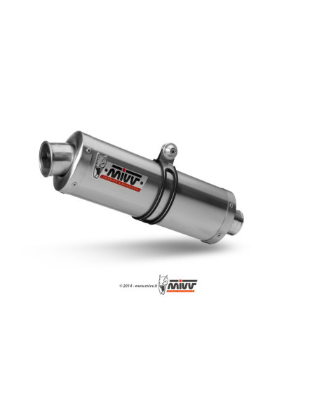 Silencieux MIVV Oval inox Suzuki SV650 2004-2011